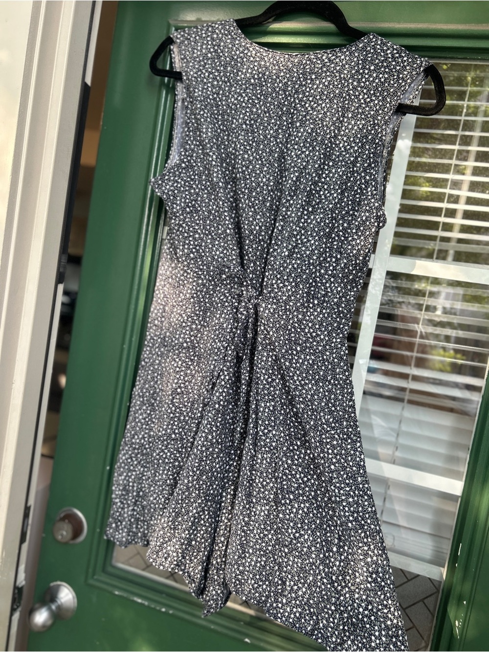 Vintage Floral Tie-Back Romper